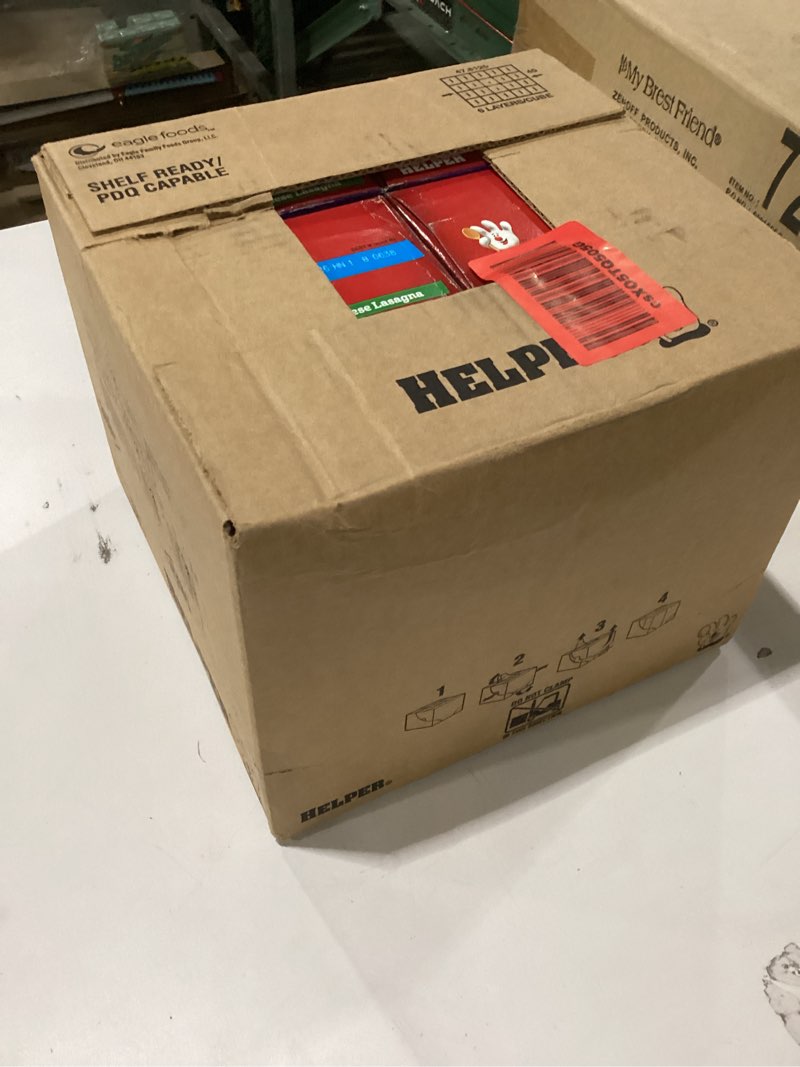 Condition photo showing New/Like New for Hamburger Helper Four Cheese Lasagna Value Size Pasta Meal (8.8 oz - 6 Pack) No Artificial Flavors, Ready in 3 Easy Steps, Quick Meals for Midweek Dinners, Busy Evenings & Families On-the-Go