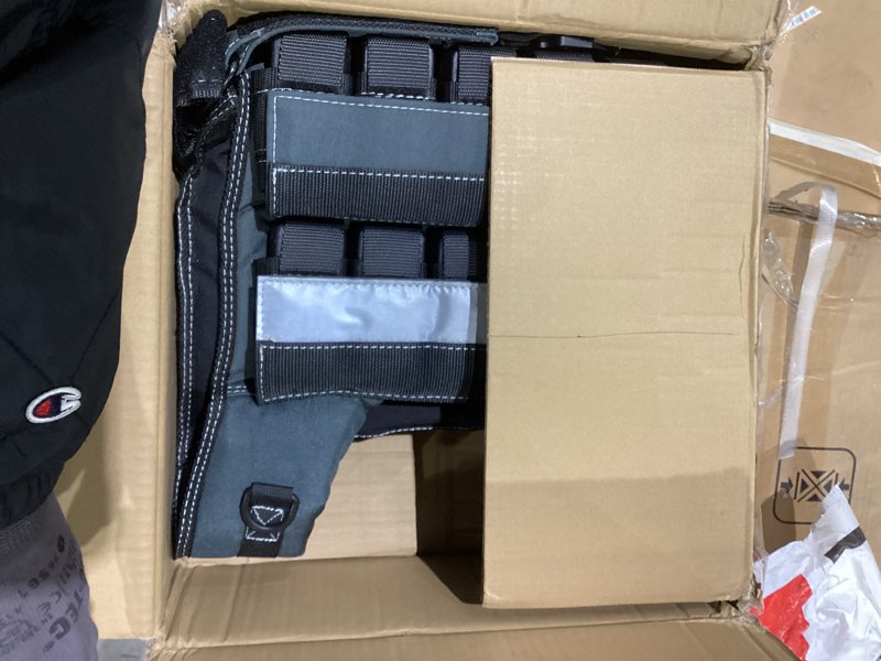Condition photo showing New/Like New for Weighted Vest Adjustable for Men and Women – Workout Weight Training Vest for Fitness, Running, Strength, Exercise & Cross Training 60 LB Space Grey
