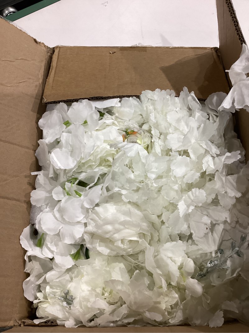 Condition photo showing Good Condition for artificial cherry blossom rose wedding arch flowers, wedding welcome signs floral greenery arrangements, fake flower garland green leaves rose for home decor ceremony backdrop decor (main flower)