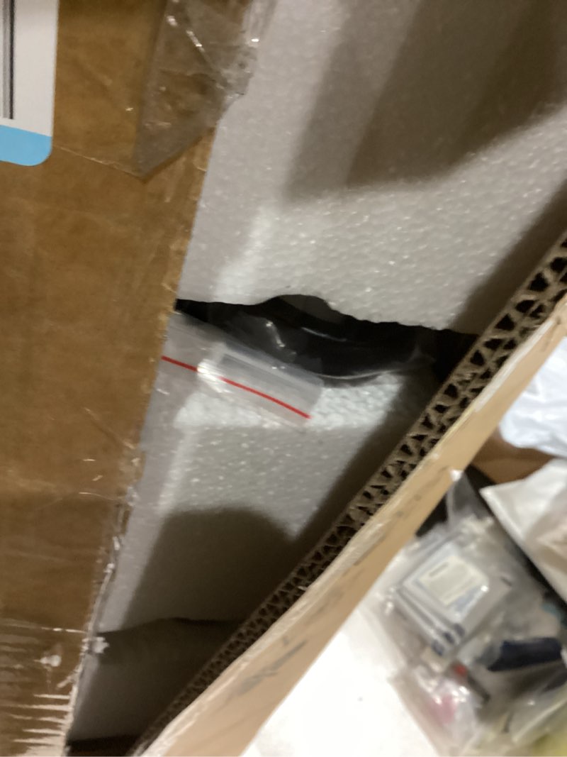 Condition photo showing New/Like New for Black 4 Light Fixtures Bathroom Vanity Light Crystal Modern Vanity Over Mirror for Bathroom with Crystal Round Shade (Exclude Bulb) Black 4-Light