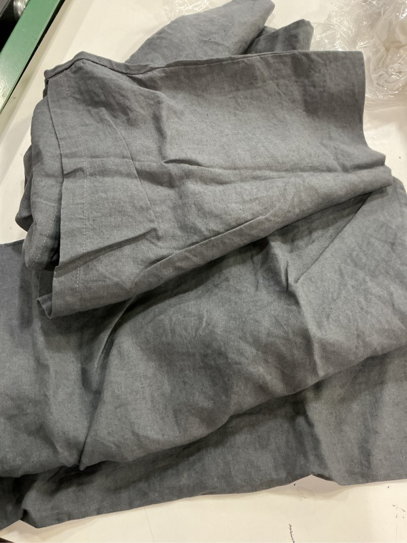 Condition photo showing Good Condition for quince, european linen pillowcases set of 2/standar/charcoal
