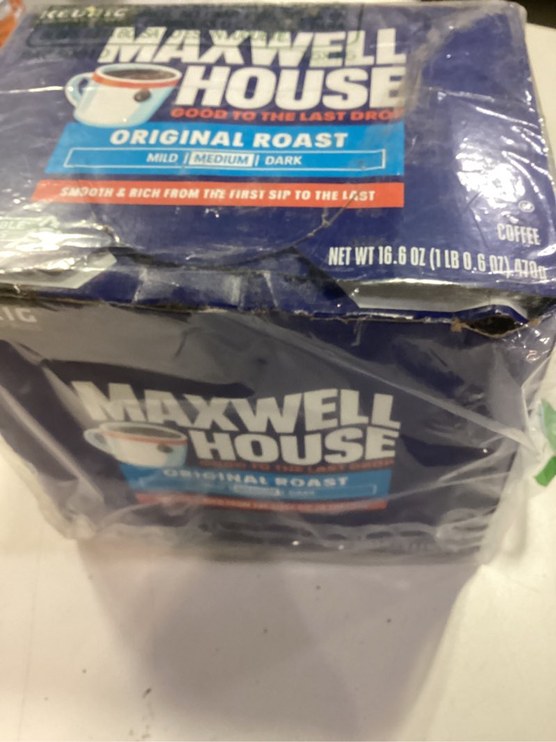 Condition photo showing New/Like New for Maxwell House Original Roast Medium Roast K-Cup Coffee Pods, 48 ct Box Original Roast 48 Count (Pack of 1)