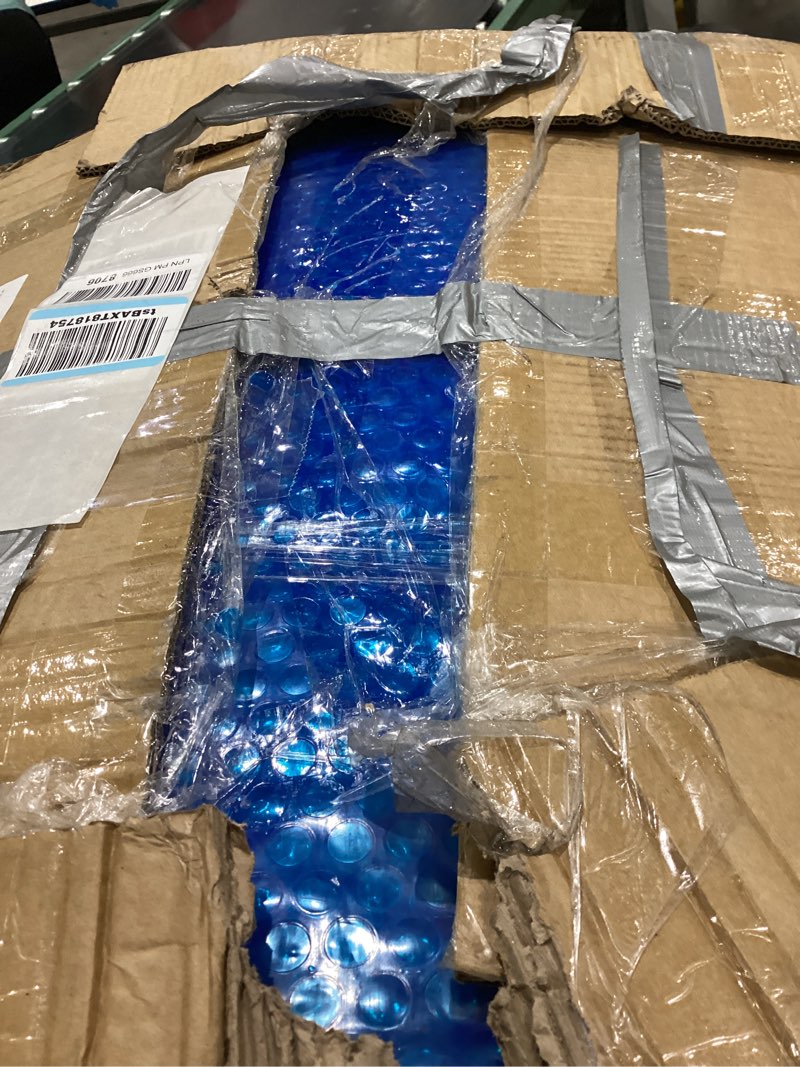 Condition photo showing Good Condition for solar pool cover 18 x 36 ft, 14mil rectangle solar blanket for inground pool and above-ground swimming pool, blue blue 18ftx36ft-300um