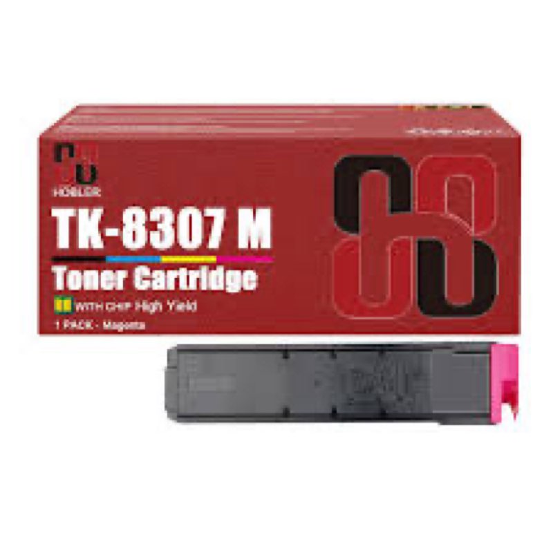 Meagiis Compatible Toner Cartridge Replacement for Kyocera TK8307 TK-8307 TK-8307K TK-8307C TK-8307M