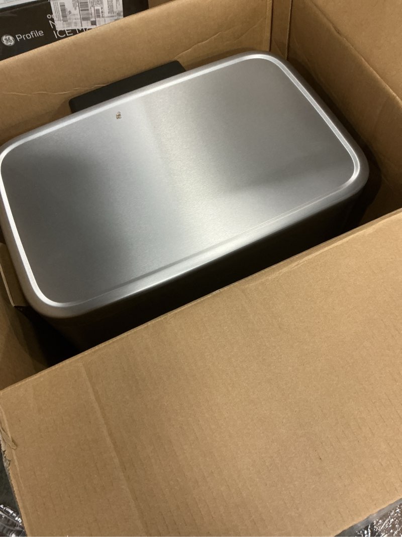 Condition photo showing Good Condition for eko madison matte stainless 50 liter/13.2 gallon step trash can w/inner liner - fingerprint resistant finish 50l matte stainless