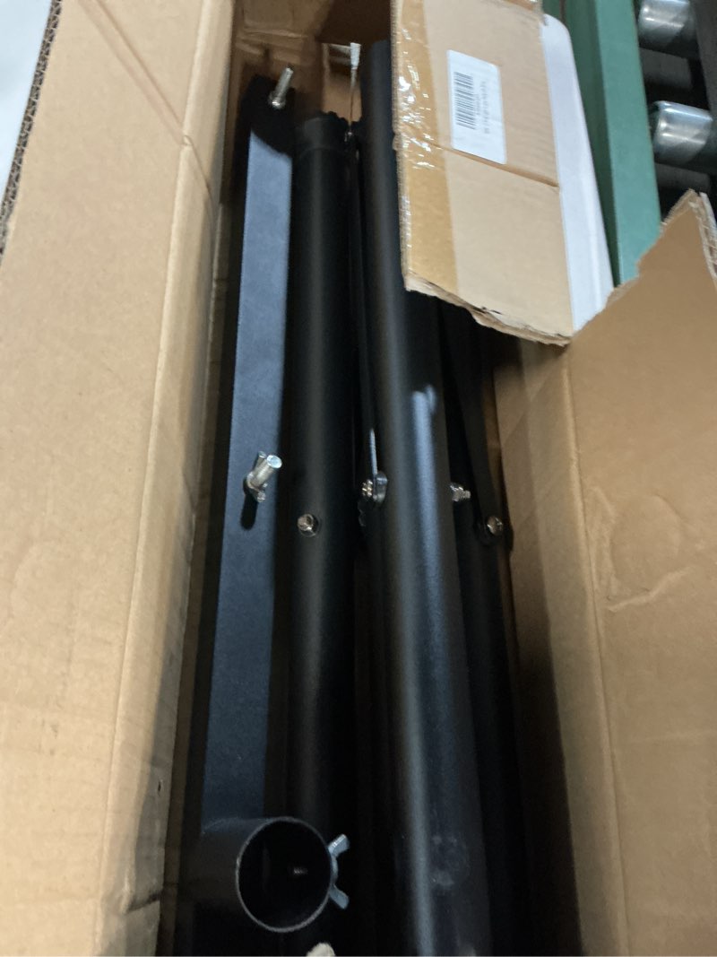 Condition photo showing As Is for u`king light stand, dj light stand for par lights, protable light stand tripod, lightweight metal dj light stand with crossbar, stage light stand for stage, bar, banquet, party (39-70 in) 1 pack
