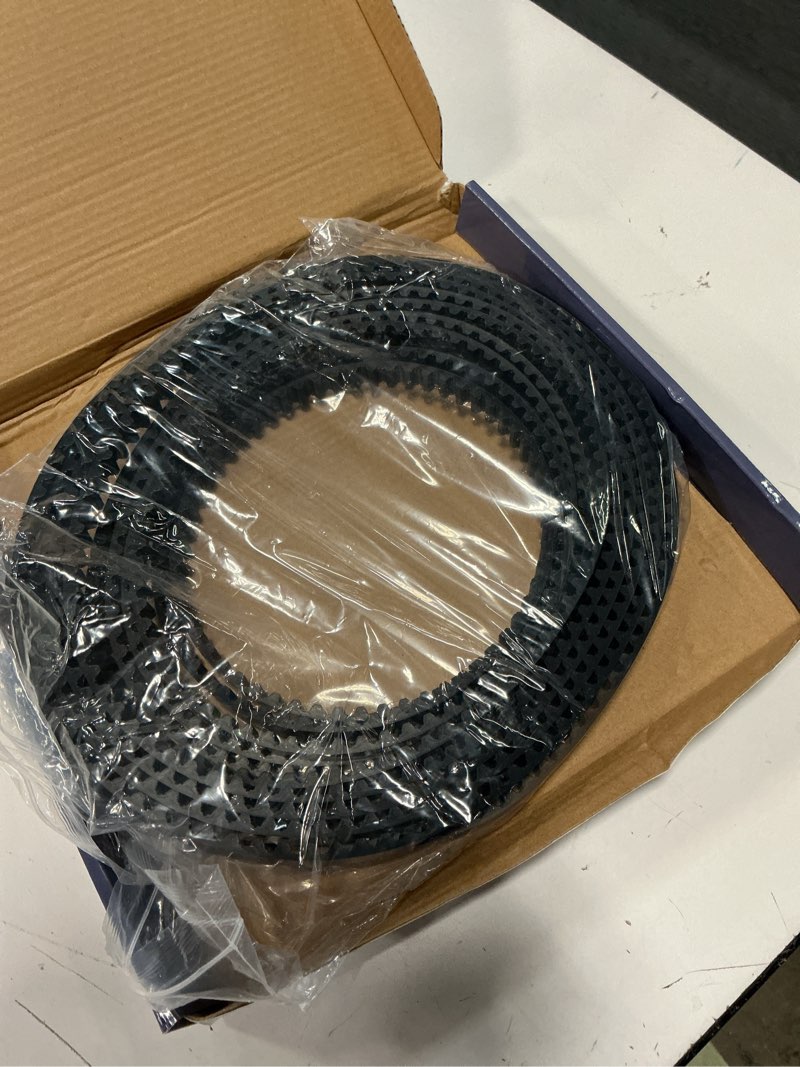 Condition photo showing Good Condition for 41a5434-13a drive belt,257'' garage door opener belt 41a5434-13 for 8ft high garage doors, replacement belt compatible with liftmaster/chamberlain/sentex/whisper drive belt models 3280, 2280, 2280r 41a5434-13 257'' for 8ft garage door