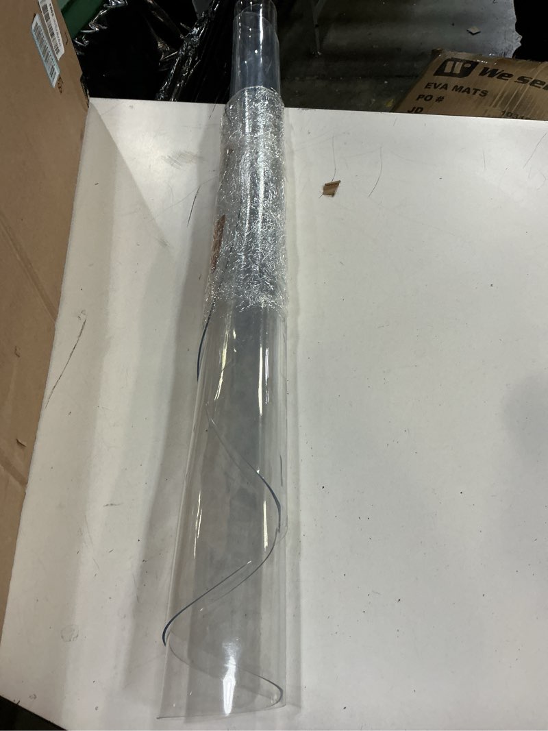 Condition photo showing Good Condition for warmstar round clear table protector - 36inch, 2mm thick pvc tablecloth for dining & coffee tables clear 36" x 36"