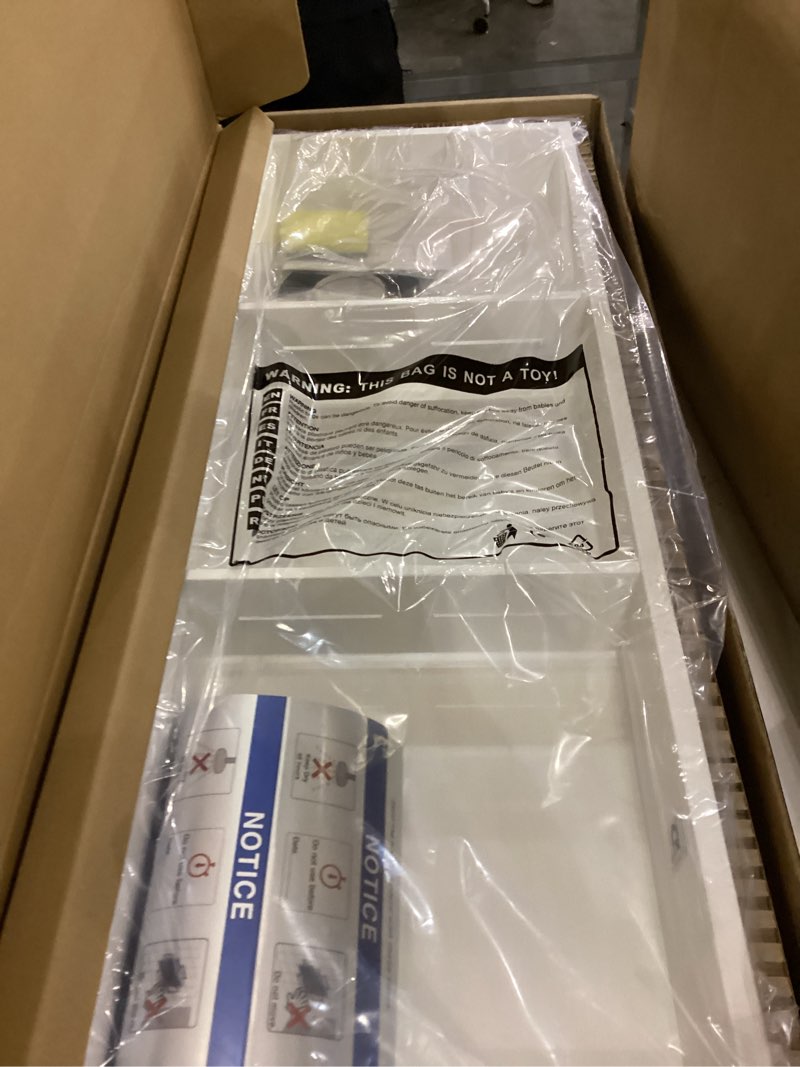 Condition photo showing New/Like New for Stainless Steel Shower Niche 12" X 36", No Tile Needed Wall Niche Three-Tier, Recessed Shower Shelf for Bathroom Storage, Matte White Matte White 12" × 36"
