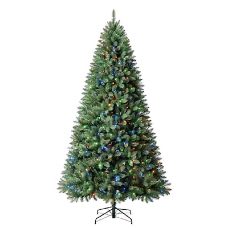 Holiday Living 9-ft Greensboro Pre-lit Artificial Christmas Tree with Color Changing LED Lights
