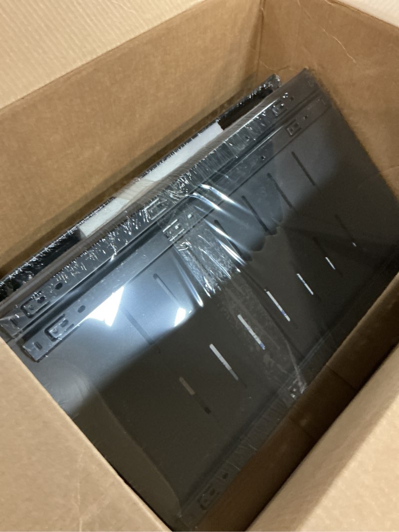 Condition photo showing Good Condition for 2 Pack Pull Out Cabinet Organizer,21" Deep Slide Out Drawer Organizers,No Drill Pull Out Drawers Adhesive with Nano Compatible Framed Cabinets Shelves for Kitchen Pantry Adjustable Width Black 21"D x12.4"-20.47"W (2 Pack)