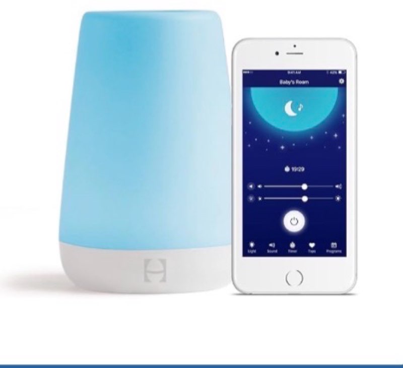 (App needed to work)Hatch Baby Sound Machine, Night Light | Hatch Baby | Sleep Support | Registry Essential, Routine Builder, Time-to-Rise Alarm Clock, White Noise, Nursery Stories, Toddler Kids