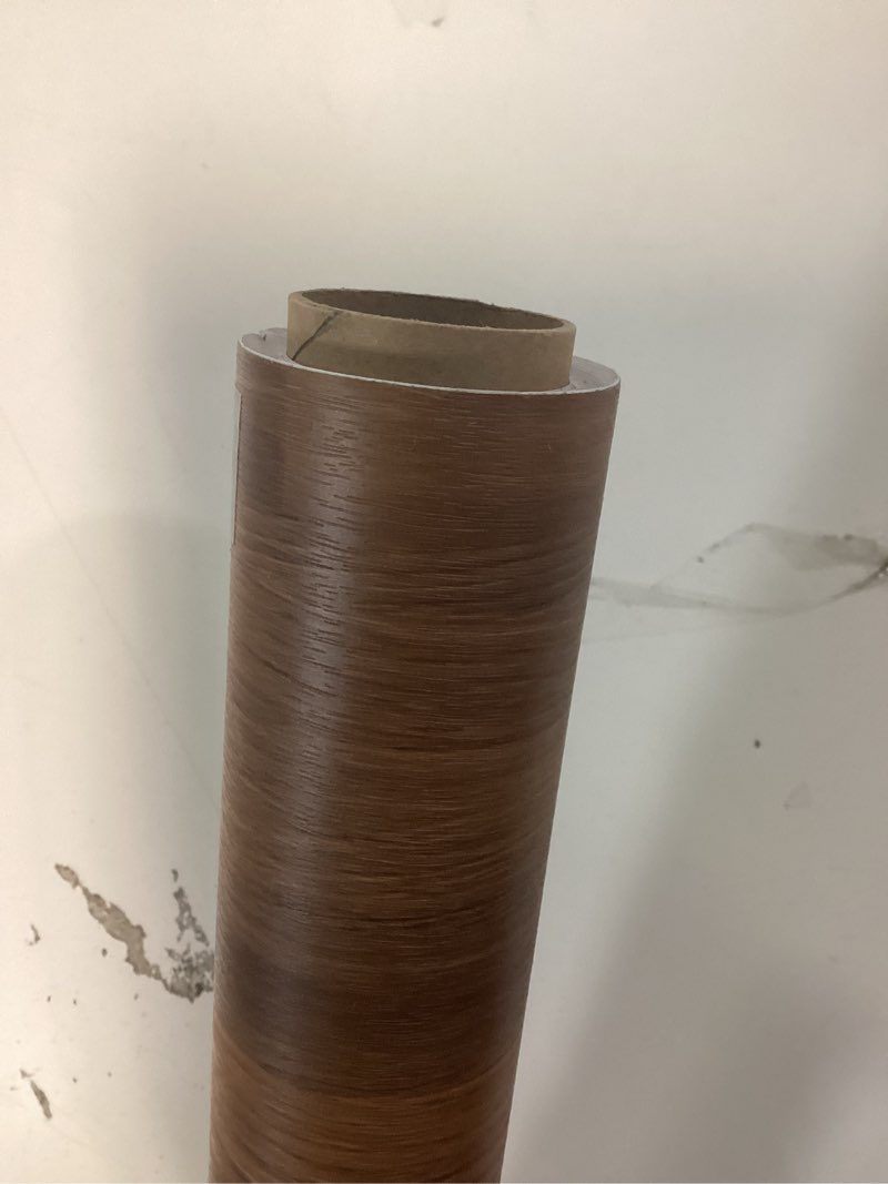 Condition photo showing Good Condition for veelike 24''x118'' butcher block contact paper for countertops waterproof wood wallpaper for desk table kitchen counter top peel and stick dark wood contact paper for cabinets countertop vinyl wrap 24" x 118" dark brown