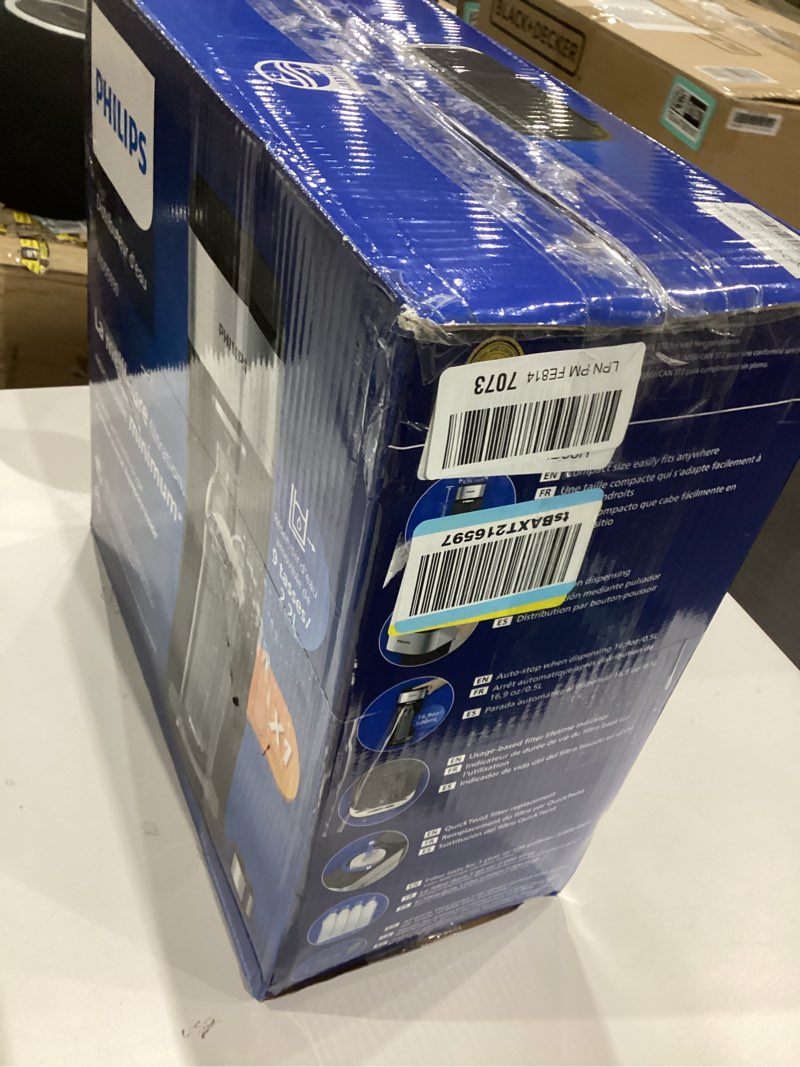 Condition photo showing As Is for Reverse Osmosis Water Filter Countertop, PHILIPS 3:1 Pure to Drain 5-IN-1 RO Water Filtration System Purifier Dispenser with Aquaporin Technology Tested by NASA, NSF/ANSI 372 Certified, Reduce TDS