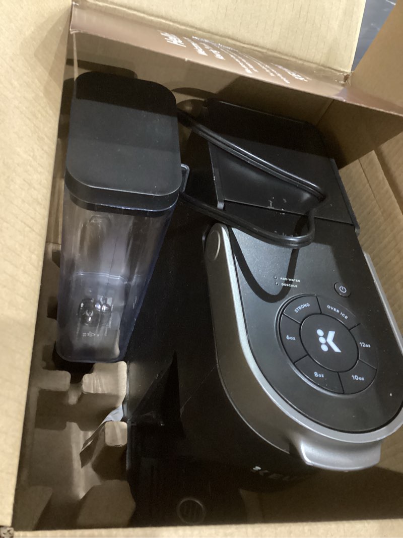 Condition photo showing Good Condition for keurig k-supreme single serve k-cup pod coffee maker, multistream technology, 4 brew sizes, 66oz dual-position removable reservoir, black black coffee maker