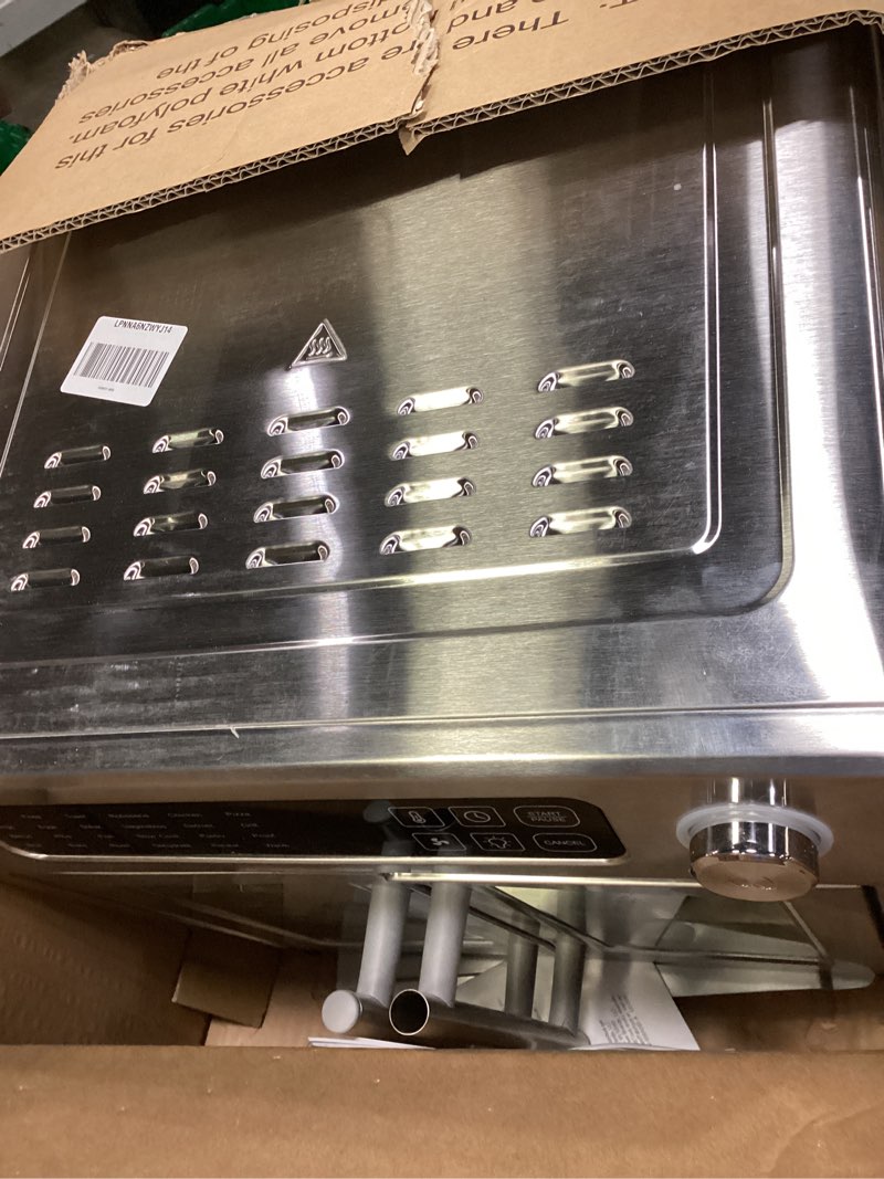 Condition photo showing As Is for emeril   lagasse   extra   large   french   door   airfryer 360™   toaster   oven   combo,   26   qt