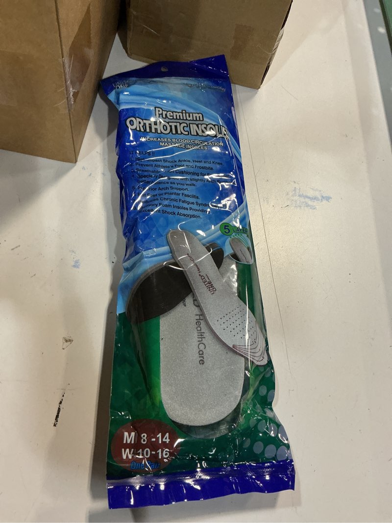 Condition photo showing New/Like New for UOG (United One) Memory Foam Insoles –Balance & Posture While You Walk. Pain Relief, Boosts Circulat