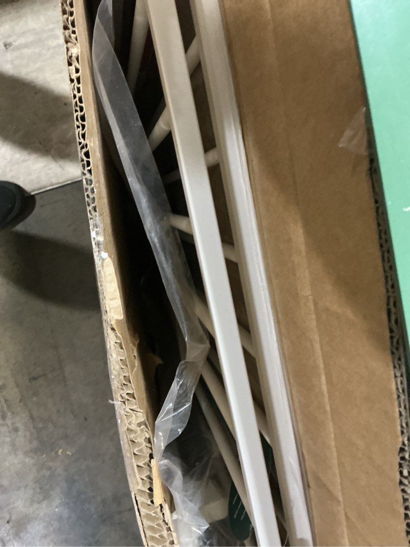 Condition photo showing Good Condition for Babelio 27-45" No Bottom Bar Baby/Dog Gate with Easy Installation, 2-in-1 Auto Close Design, Suitable for The House, Stairs, and Doorways, Safety Pet Gates with Large Walk-Thru Door, White White - D8 27-45" W, 28" H