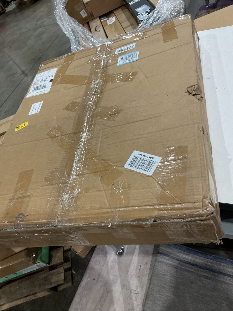 Condition photo showing As Is for 3d printer table with filaments storage - 3d printer stand filament storage rack heavy duty 3d print desk with drawer for workshop studio office (black)