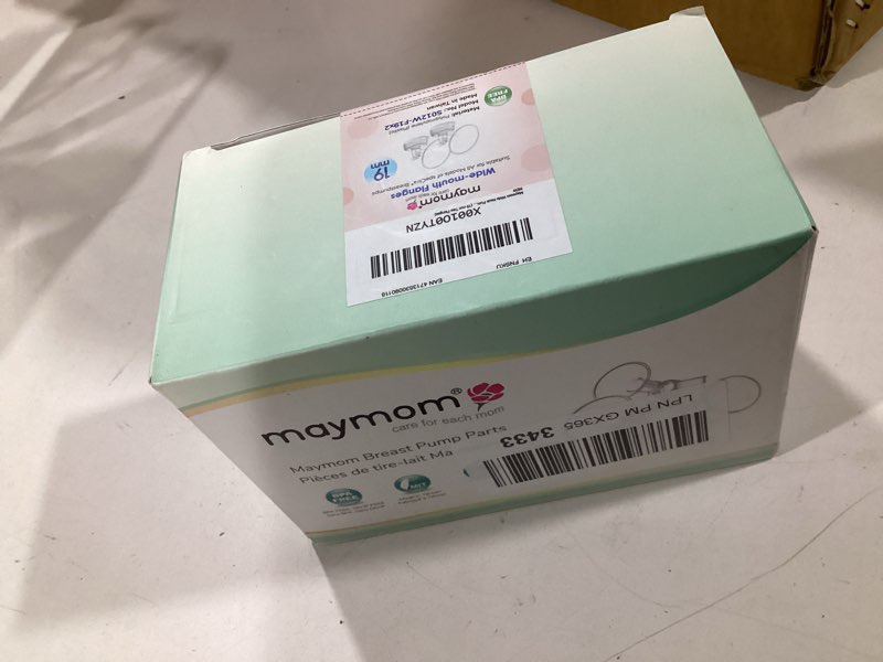 maymom wide neck pump part compatible with spectra s1/s2 pumps; incl wide mouth flange; not original