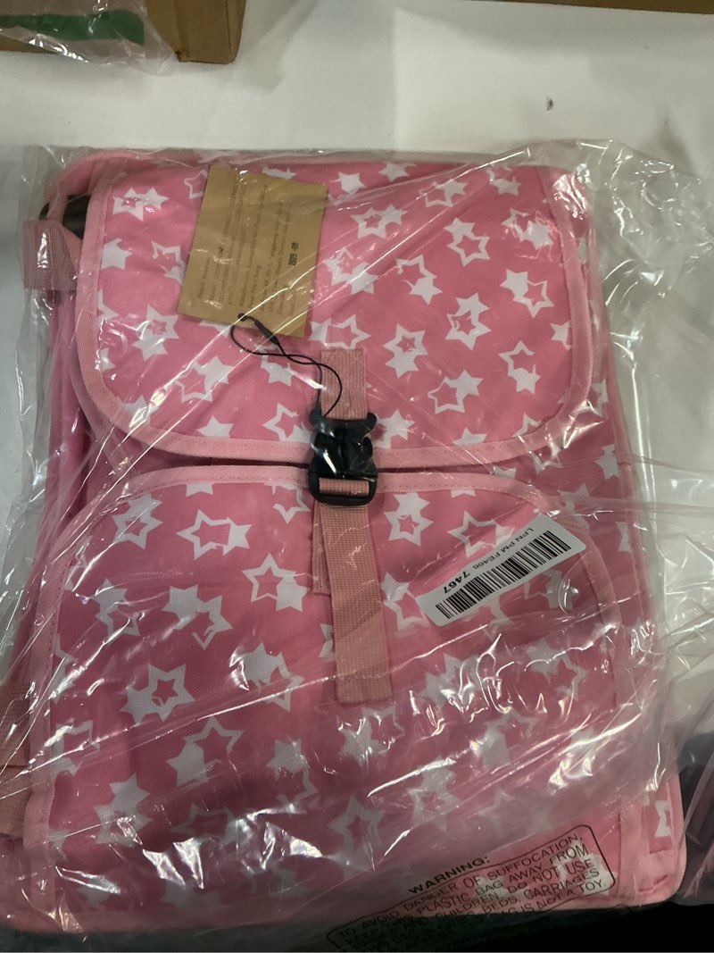 Condition photo showing New/Like New for MENZOKE Kids Travel Tray for Toddler Car Seat, Road Trip Activities for Kids with iPad Holder Stand & Dry Erase Board, Road Trip Essentials Accessories Lap Tray as Travel Gifts for Kid, Pink Ariel PinkStar