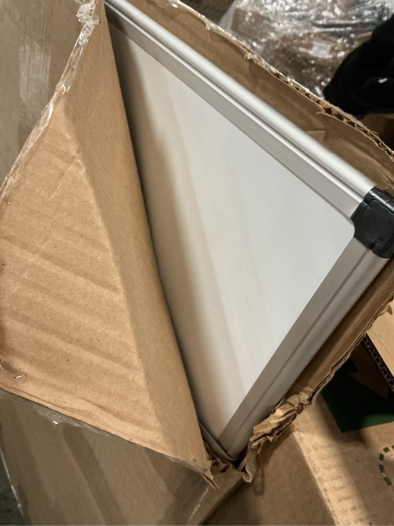 Condition photo showing Good Condition for Amazon Basics Magnetic Whiteboard/Dry Erase Board, 36 x 48-inch, Aluminum Frame, Silver/White