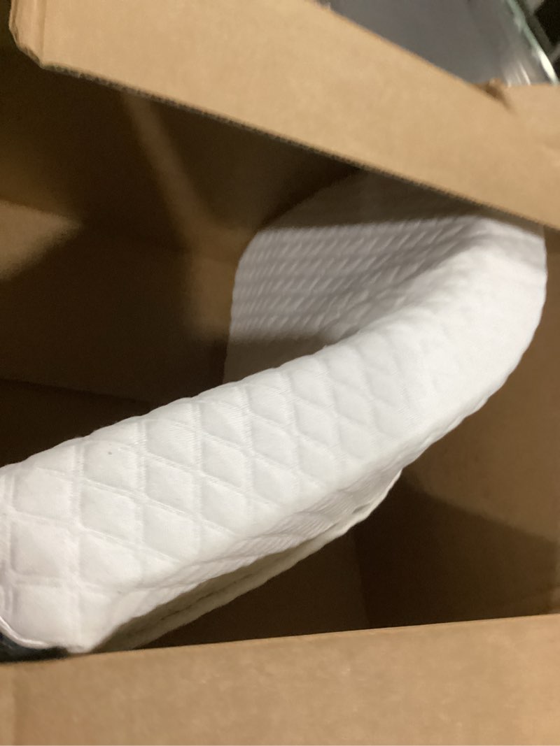 Condition photo showing As Is for sleep innovations classic memory foam pillow, standard size, head and neck alignment, side, stomach, and back sleepers, medium support standard (pack of 1) classic memory foam pillow