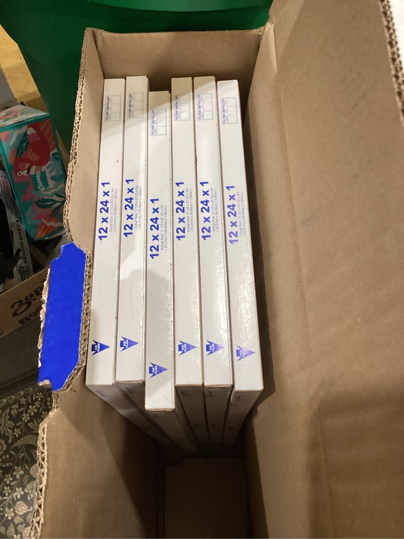 Condition photo showing Good Condition for nordic pure 12x24x1 pleated merv 8 air filters 6 pack merv 8 6 pack