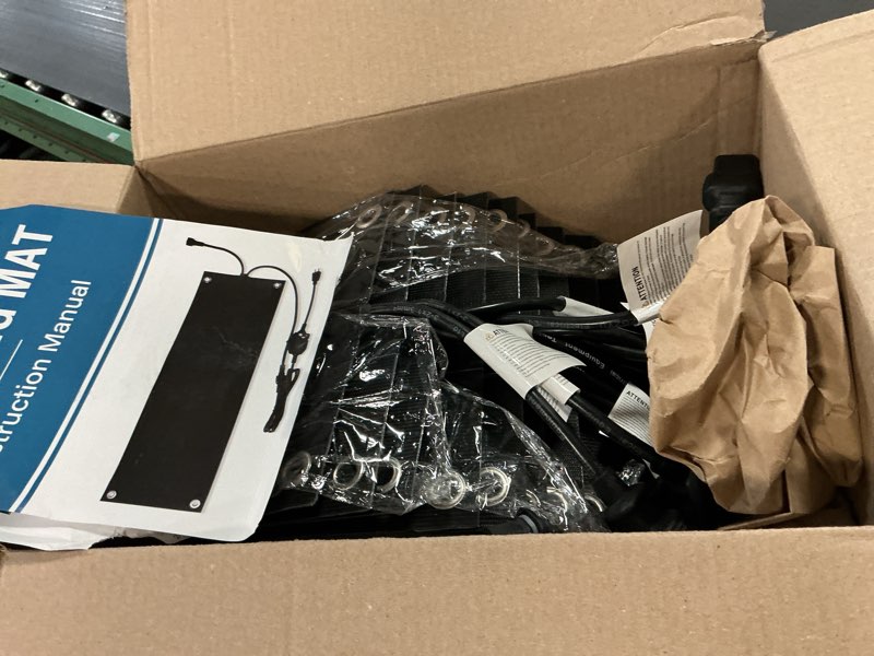 Condition photo showing As Is for Snow and Ice Melting Mats-Roof and Valley Heater-Snow Melting Walkway Mat-Ice Dam Prevention-Non-Slip Heated Outdoor Mats-Melts 2 Inches of Snow per Hour-Tandem Connect(Size:10in×48in(25.4cm*121.9cm))