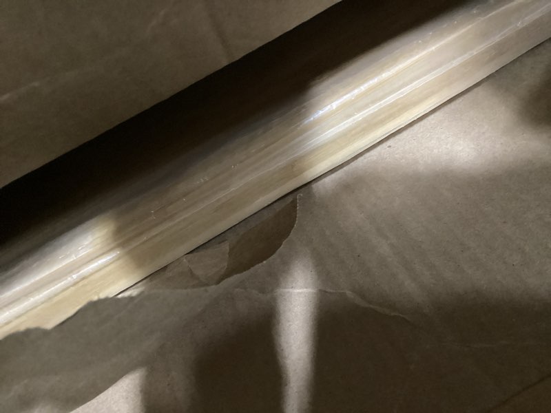 Condition photo showing Good Condition for 36 x 24 Extra Large Bamboo Cutting Board for Kitchen, Cutting Board Stove Top Cover with Handle, Butcher Block Chopping Board with Juice Groove, Large Charcuterie Board Over the Sink Natural 36"L x 24"W