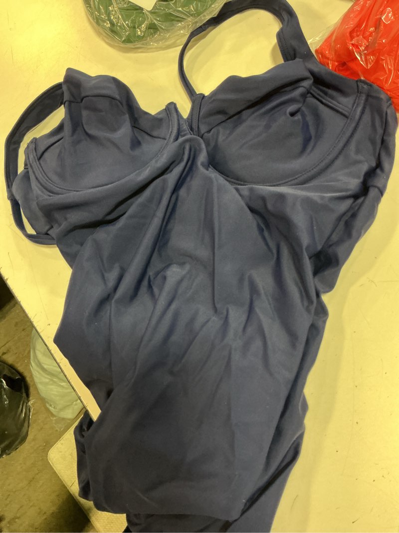 Condition photo showing Good Condition for italian underwire one-piece swimsuit, m, deep navy