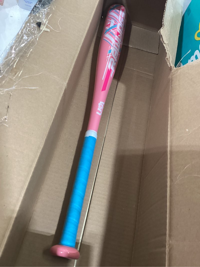 Condition photo showing Good Condition for rawlings | remix t-ball bat | usa baseball & softball | -12 drop | 2 1/4" barrel | 1 pc. aluminum pink -12 24 inches