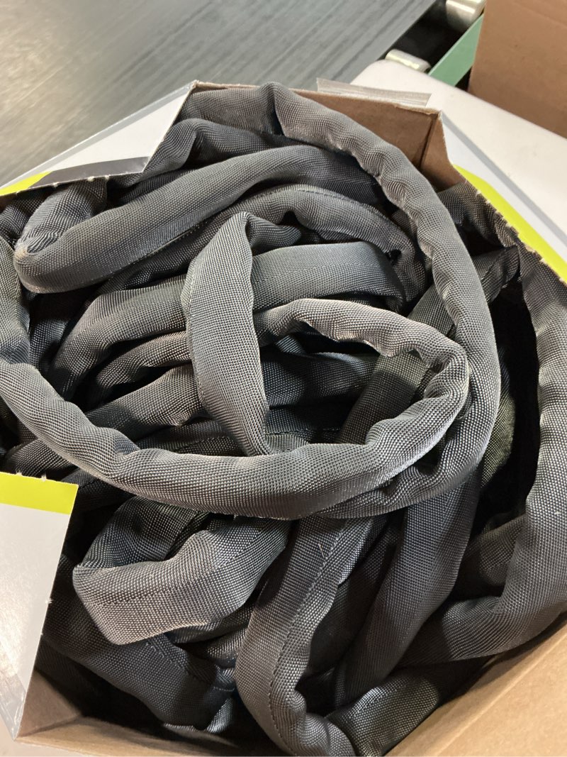Condition photo showing As Is for zero-g teknor apex 5/8-in x 100-ft premium-duty kink free woven gray hose