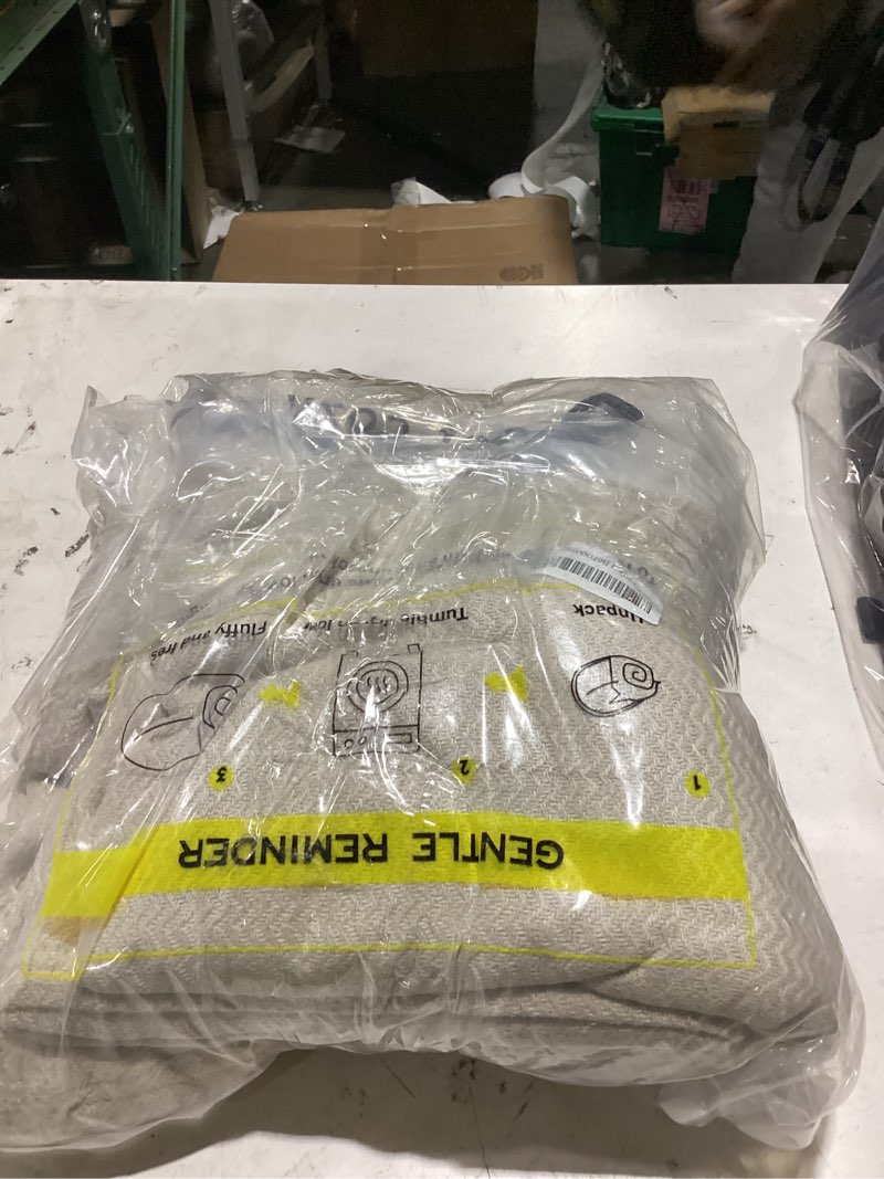 Condition photo showing As Is for bedsure gentlesoft 100% cotton blanket queen size for bed - cooling breathable and lightweight, soft
