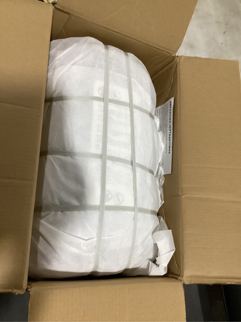 Condition photo showing New/Like New for 8 inch futon mattress full size, futon floor sofa bed foldable with soft corduroy fabric - high resilience foam filling - 2 storage straps for home, guest room, dorm, black (frame not included) full black