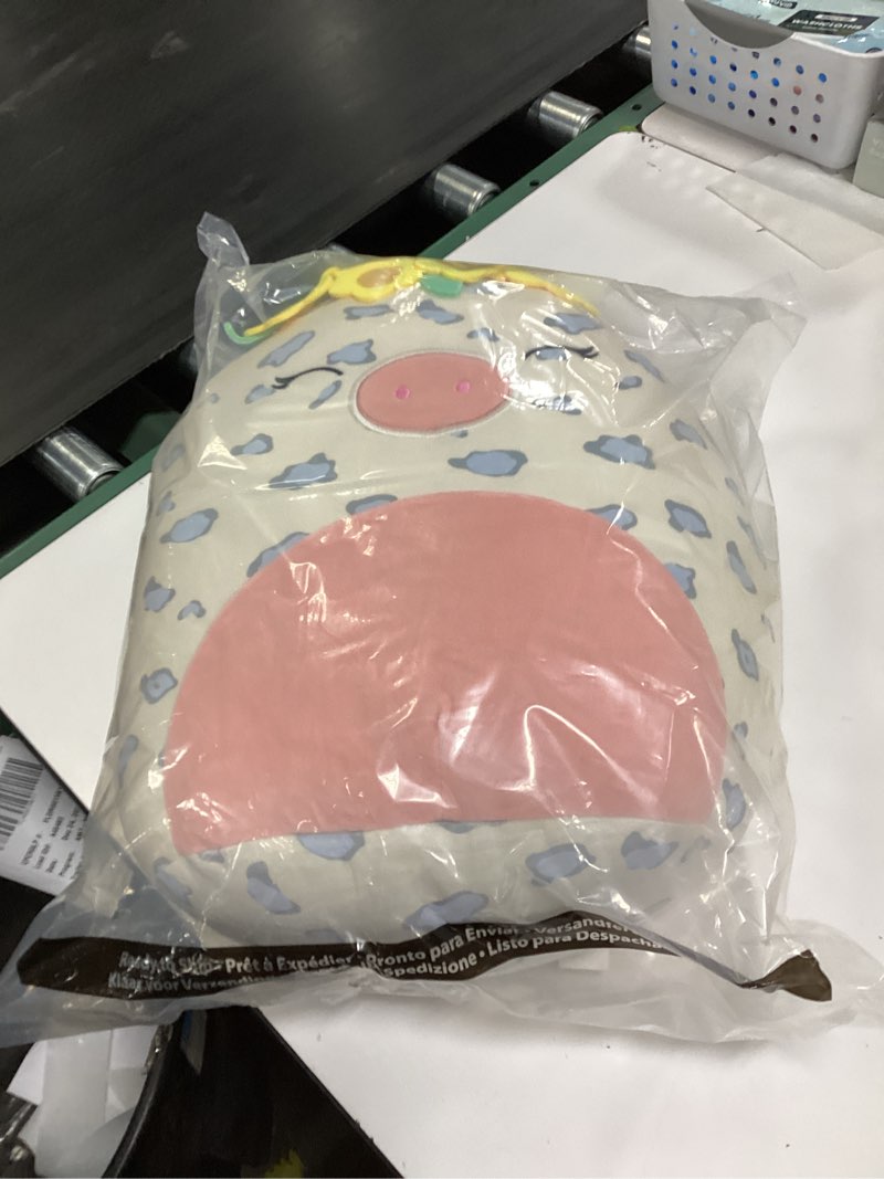 Condition photo showing New/Like New for Squishmallows 16-Inch Rosie Spotted Pig with Yellow Flower Crown - Large Ultrasoft Official Kelly Toy Plush - Amazon Exclusive