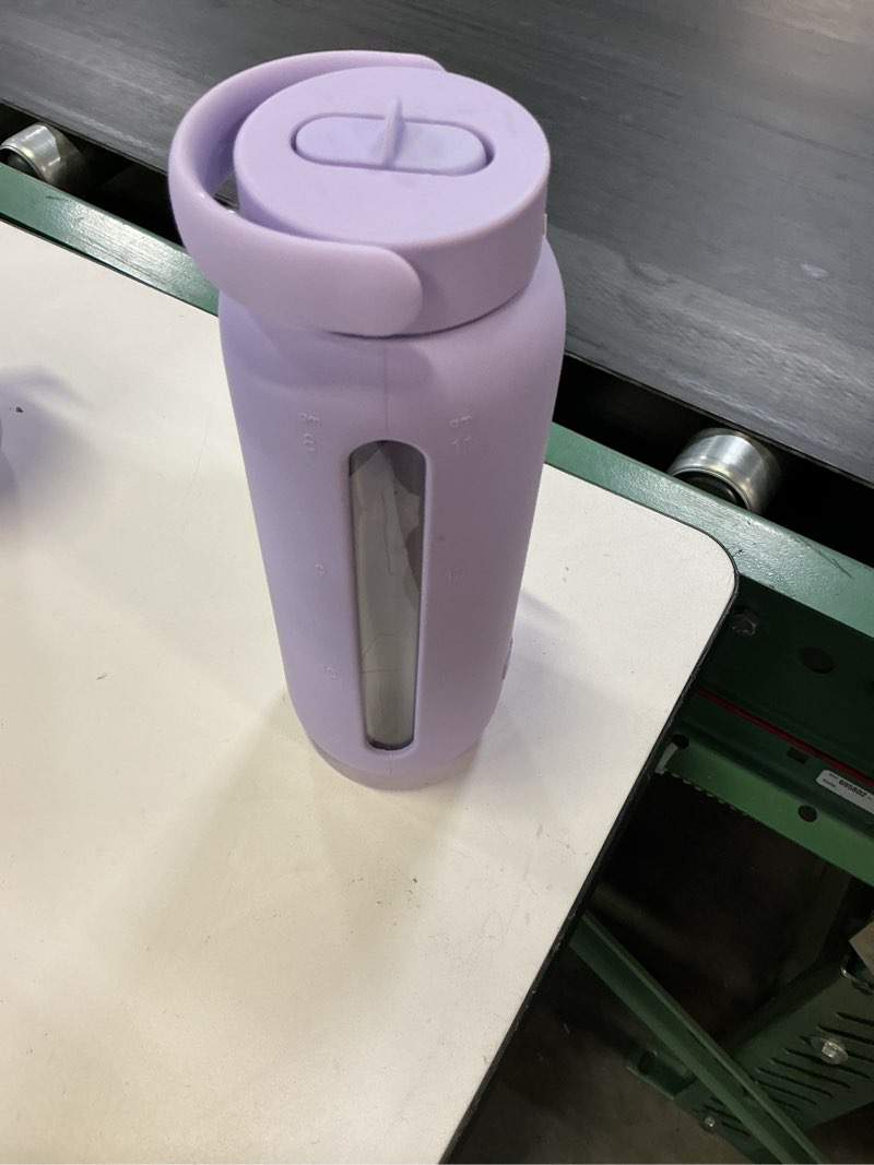 Condition photo showing New/Like New for bink glass day bottle flip cap| 21oz purple