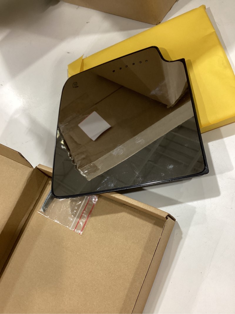 Condition photo showing Good Condition for driver side heated mirror glass replacement for 2014-2017 chevy silverado gmc sierra 1500 2500 3500 heated exterior mirror with rear holder plate (lower-left) lower-left driver side
