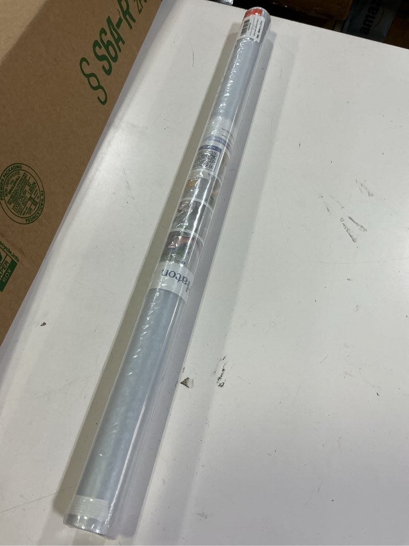 Condition photo showing New/Like New for Haton Window Privacy Film Rainbow Film Stained Glass Window Clings, 3D Decorative UV Sun Blocking Sticker, Removable Static Cling Heat Control Tint for Home Door, 23.6" x 78.7" Non-Adhesive 23.6" x 78.7" Clear