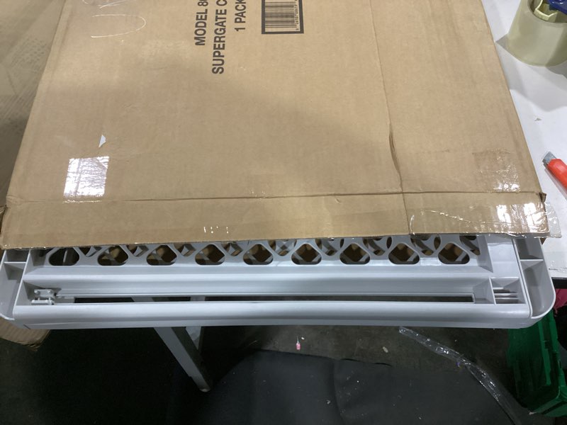 Condition photo showing Good Condition for Toddleroo by North States Supergate Classic Gray Easy Use Baby Gate  26  - 42