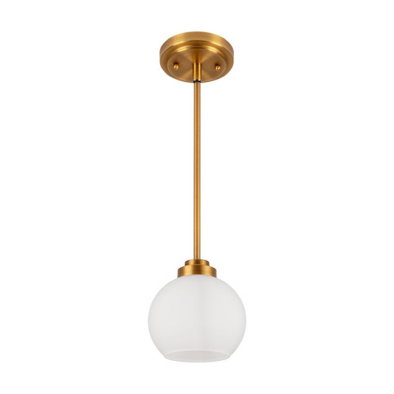 Rayden 1 - Light Gold Pendant Light for Kitchen Island