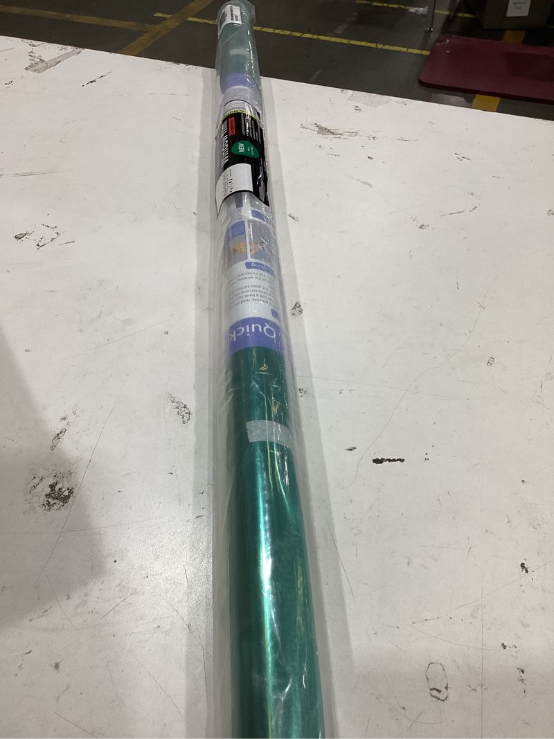 Condition photo showing Good Condition for kespen window film one way daytime privacy heat control anti uv non-adhesive reflective house window tint for home and office, green-silver, 35.4 inch x 8.2 feet green-silver 35.4 inch x 8.2 feet