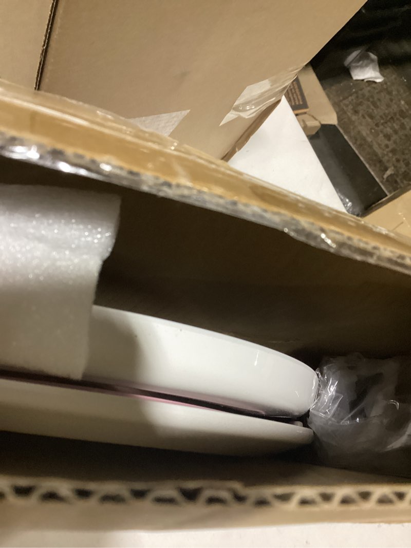 Condition photo showing Good Condition for Toilet Seat, Elongated Toilet Seat with Toddler Seat Built in, Potty Training Toilet Seat Elongated Fits Both Adult and Child, with Slow Close and Magnets- Elongated White and Pink Pink Elongated With Toddler Seat