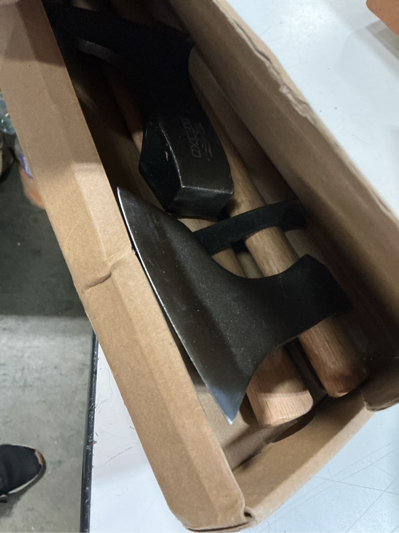 Condition photo showing Good Condition for throwing tomahawks 2pack - 16.5" beech handle - forged axes for throwing and outdoor adventures