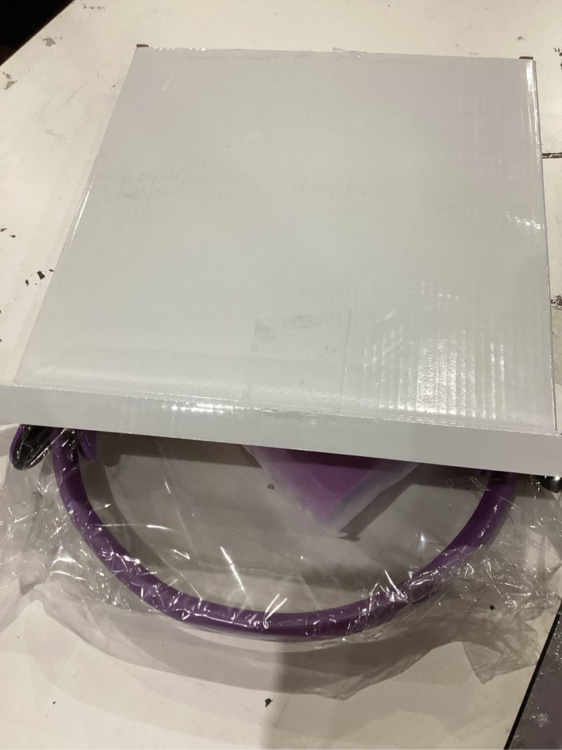 Condition photo showing Good Condition for Pilates Ring Kit with Mini Ball & 3 Resistance Bands, at Home Pilates Equipment Set for Toning, Strength & Core Work, 15'' Magic Circle & 3-Level Bands Purple