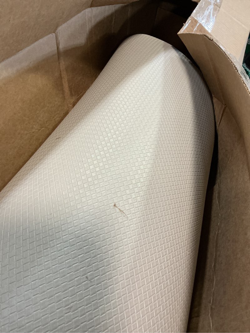 Condition photo showing Good Condition for dexi kitchen floor mats cushioned anti fatigue, 2x9 long standing runner rug waterproof, comfort memory foam padded for front sink laundry, beige 108"l x 23"w x 0.4"th beige