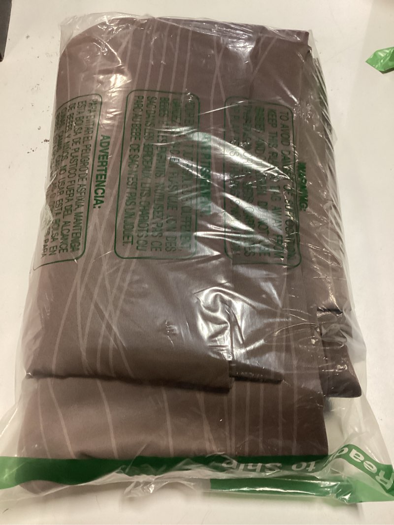 Condition photo showing Good Condition for estelar textiler brown and greyish white gradient blackout curtains for bedroom, thermal insulated ombre blackout drapes, full room darkening energy saving curtains for living room,52wx84l,2 panels 52"w x 84"l (pack of 2) brown and greyish white