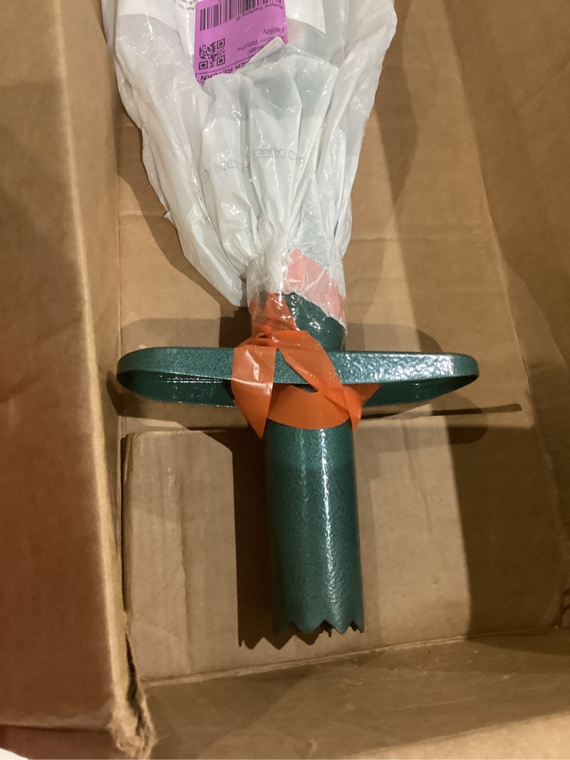 Condition photo showing As Is for rondauno sod plugger bulb planter planting tool, easy to assemble garden trasnplanter with serrated base for planting grass plug for digging holes tulips, daffodils, iris