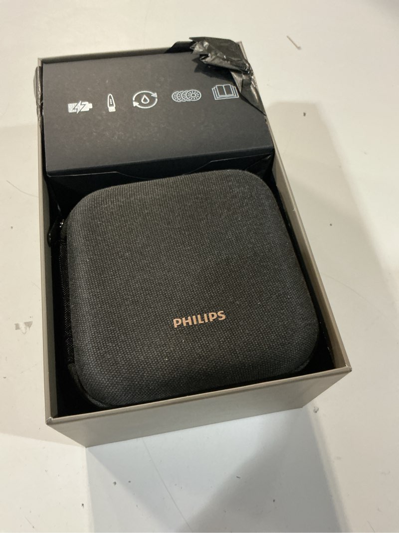 Condition photo showing Good Condition for philips norelco head shaver pro 9000 series - electric shaver for men and women, 360° flexing head & comfortcut blades for clean shave, gentle on skin, model hs9980/40 black series 9000 +qcp, blades, mirror, travel case