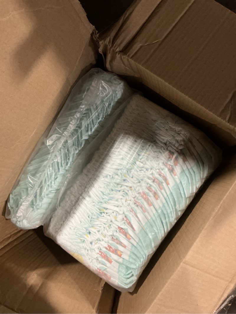Condition photo showing As Is for pampers diapers - baby dry - size 6, 144 count, absorbent disposable infant diaper (packaging may vary) size 6 144